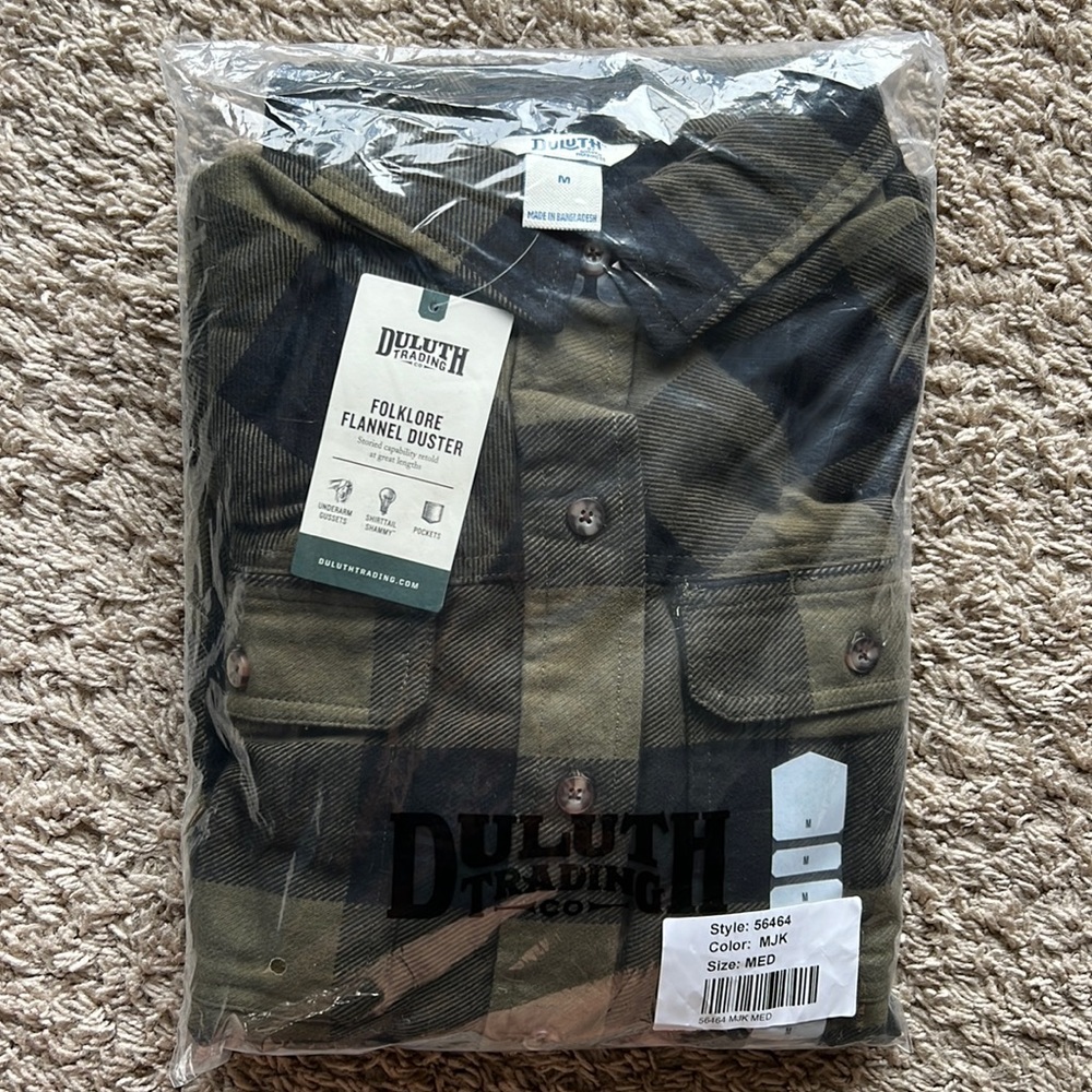 Duluth flannel duster
